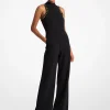 Astor Stud Crepe Jumpsuit