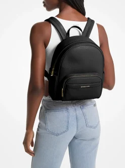 Bex Medium Pebbled Leather Backpack