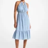 Chambray Halter Dress