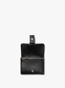 Colby Small Camouflage Print Calf Hair Tri-Fold Wallet