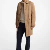 Cotton Blend Balmacaan