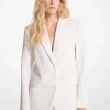 Cotton Blend Twill Blazer