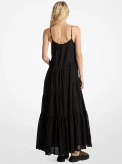 Cotton Tiered Maxi Dress