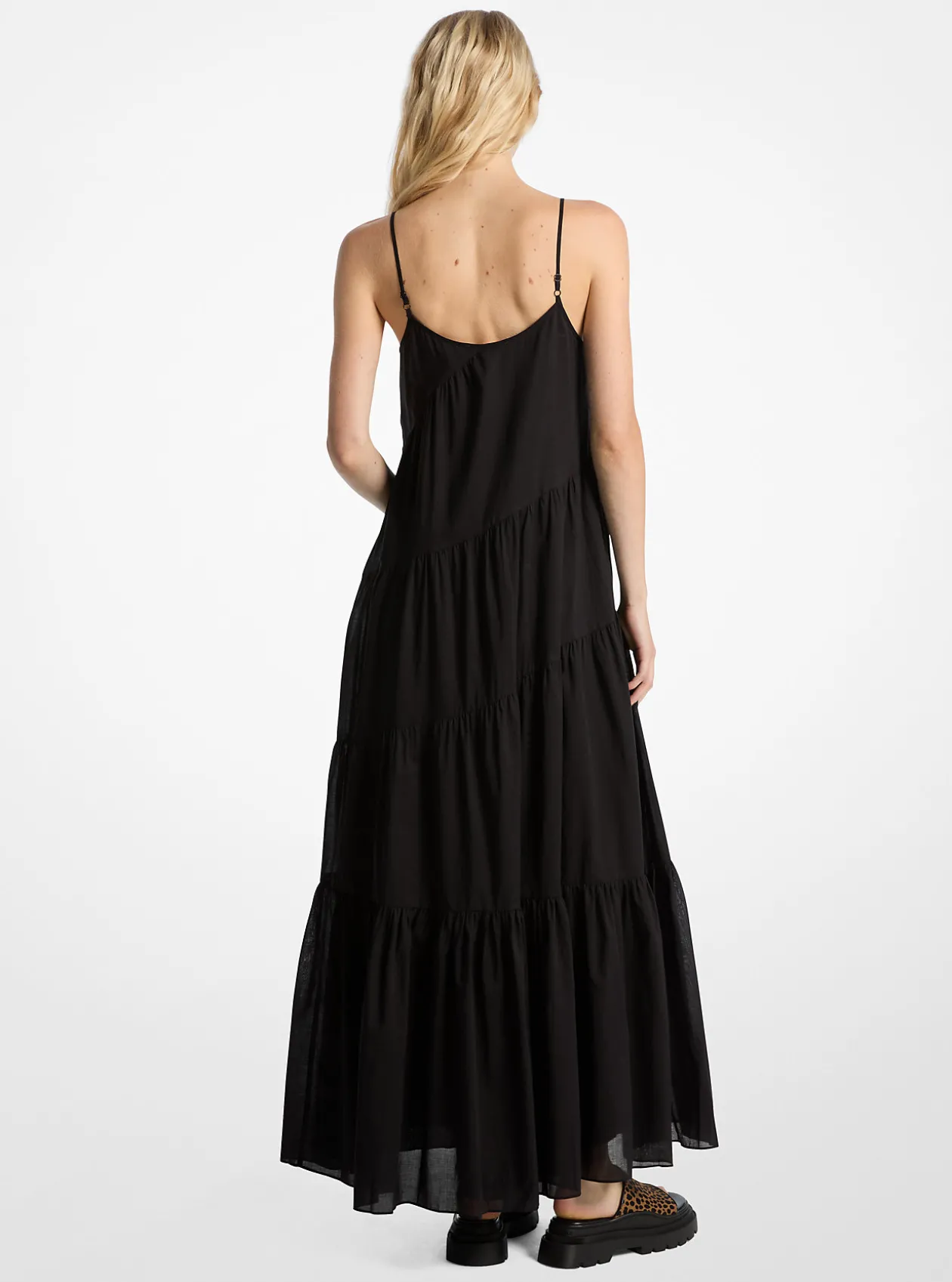 Cotton Tiered Maxi Dress