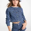 Empire Logo Print Denim Jacket
