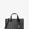 Gigi Small Metallic Empire Monogram Messenger Bag