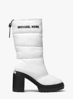 Holt Quilted Nylon Gabardine Boot