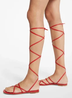 Jade Leather Gladiator Sandal