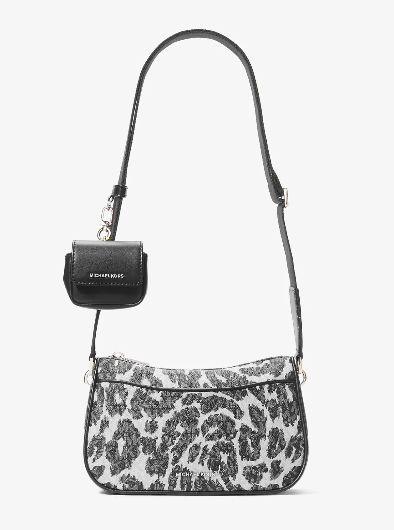 Jet Set Medium Leopard Logo Crossbody Bag with Case for Apple AirPods Pro®