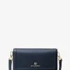 Jet Set Small Pebbled Leather Smartphone Convertible Crossbody Bag