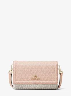 Jet Set Small Two-Tone Logo Smartphone Crossbody Bag