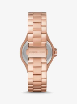 Lennox Pavé Rose Gold-Tone Watch