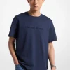 Logo Embossed Cotton T-Shirt