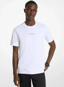 Logo Tape Cotton T-Shirt