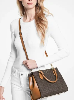 Marilyn Medium Logo Satchel