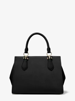 Marilyn Medium Saffiano Leather Satchel