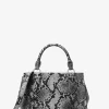 Marilyn Small Snake Embossed Leather Crossbody Bag
