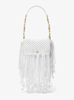 Marissa Medium Hand-Woven Macram&eacute; Shoulder Bag