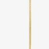 Metallic Python Embossed Leather Trouser Belt
