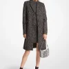 Metallic Snake Jacquard Coat