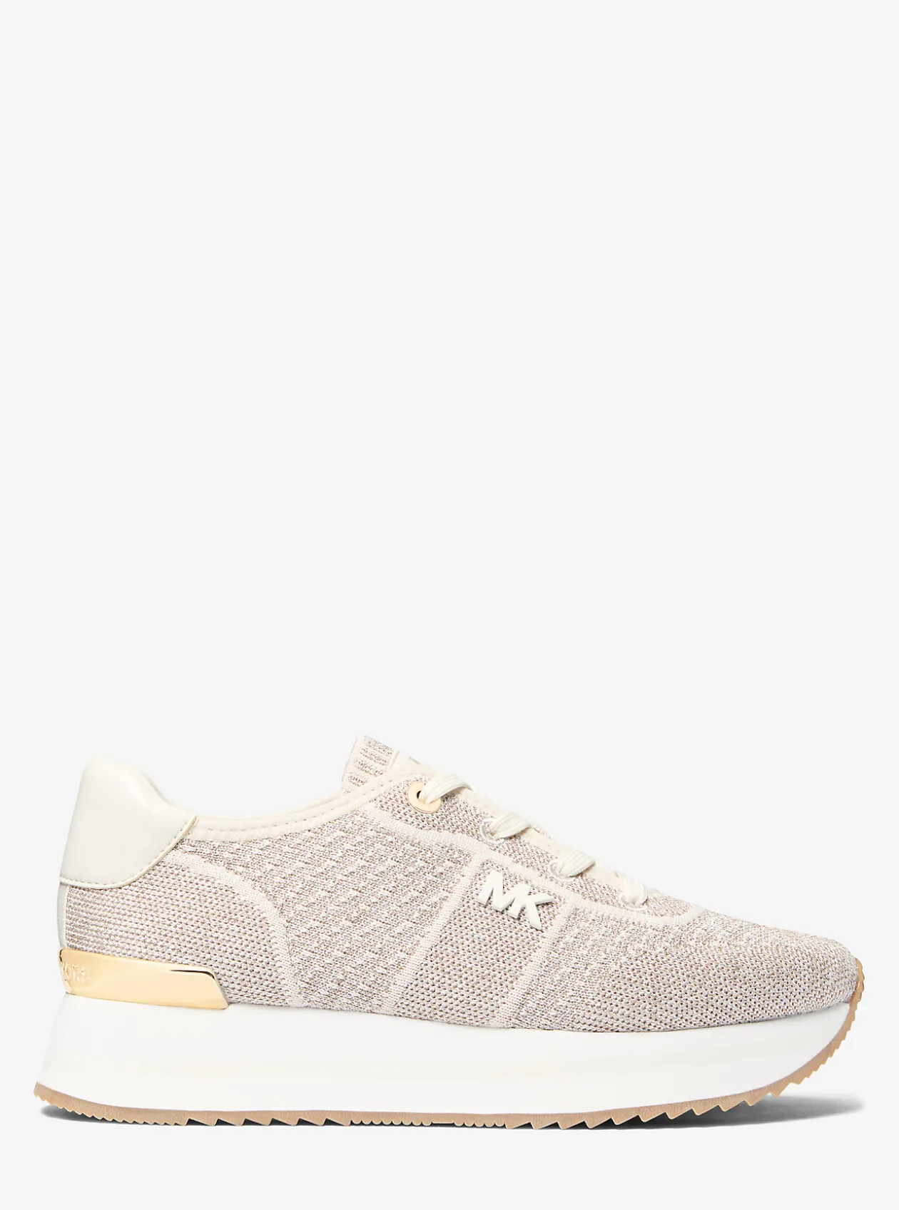 Monique Metallic Knit Trainer
