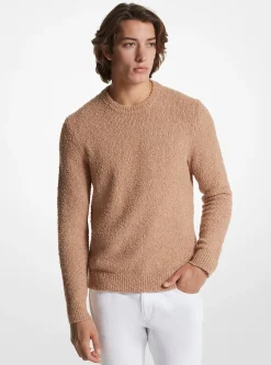 Organic Cotton Boucl&eacute; Sweater