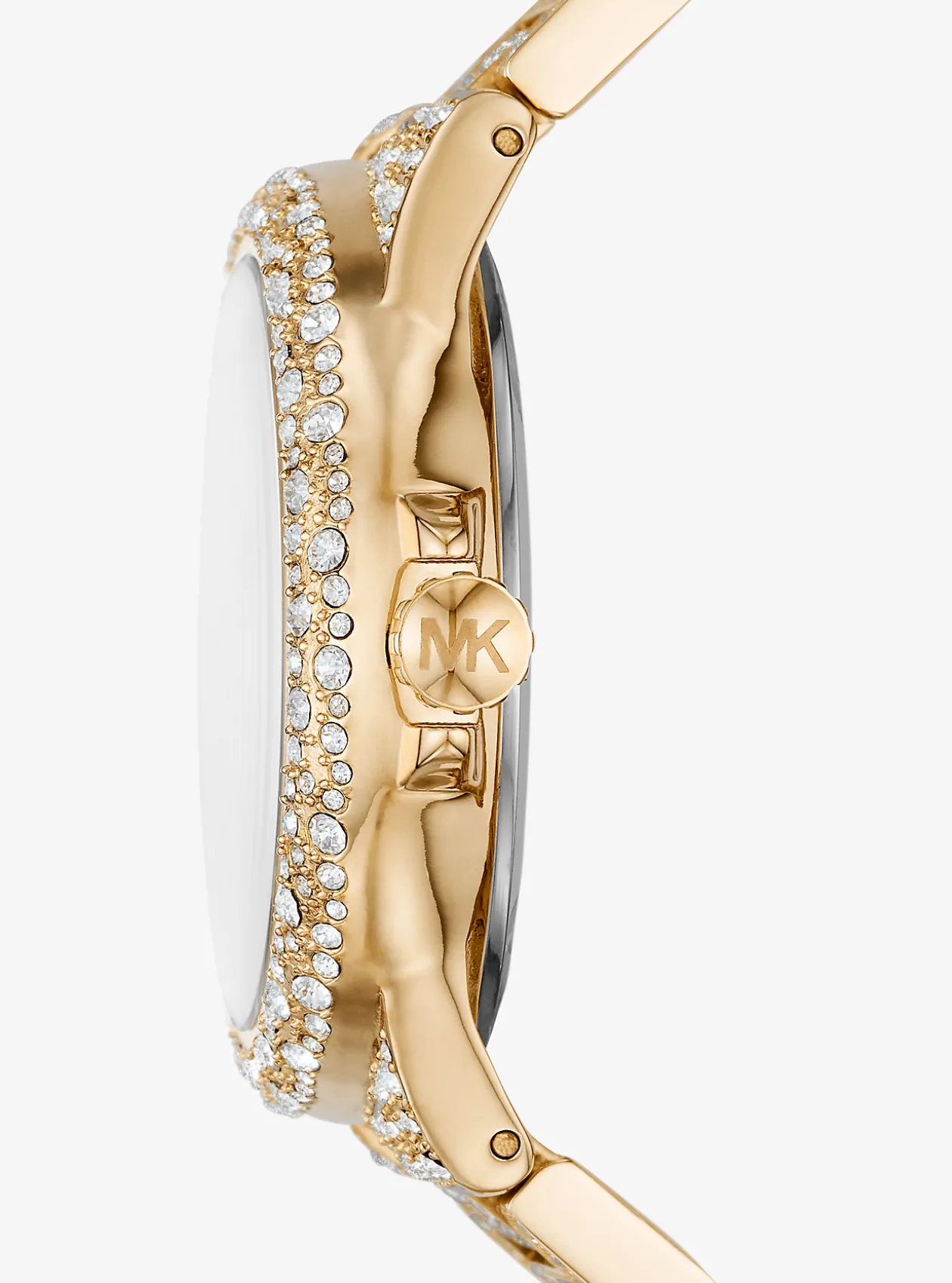 Oversized Camille Pavé Gold-Tone Watch