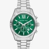 Oversized Lexington Silver-Tone Watch