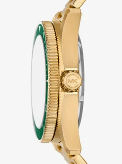 Oversized Maritime Gold-Tone Watch