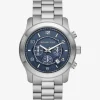 Oversized Runway Silver-Tone Watch
