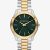 Oversized Slim Runway Two-Tone Watch