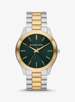 Oversized Slim Runway Two-Tone Watch