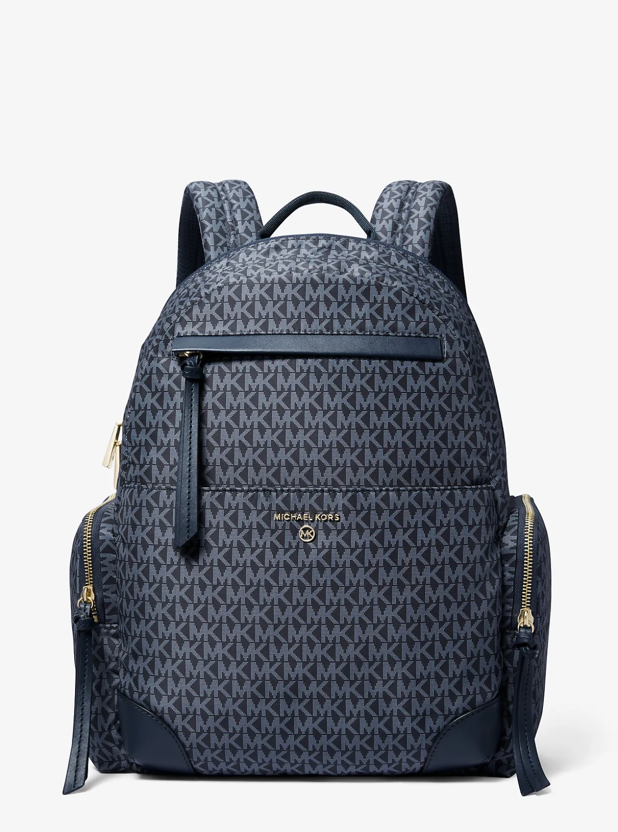 Prescott Large Signature Logo Print Woven Backpack