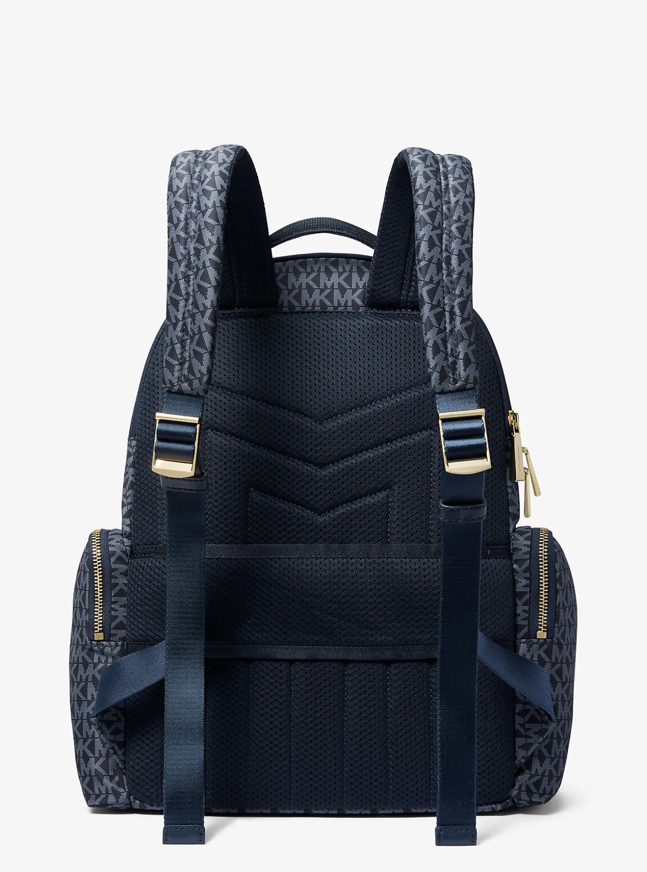Prescott Large Signature Logo Print Woven Backpack