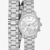 Runway Silver-Tone Wrap Watch