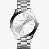 Slim Runway Silver-Tone Watch