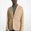 Stretch Cotton Twill Blazer