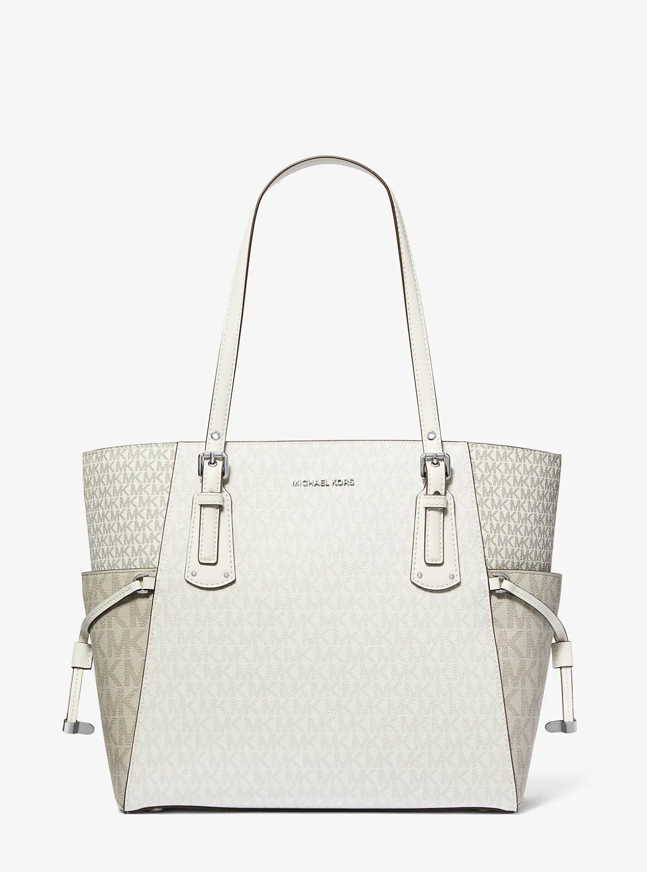 Voyager Small Color-Block Logo Tote Bag
