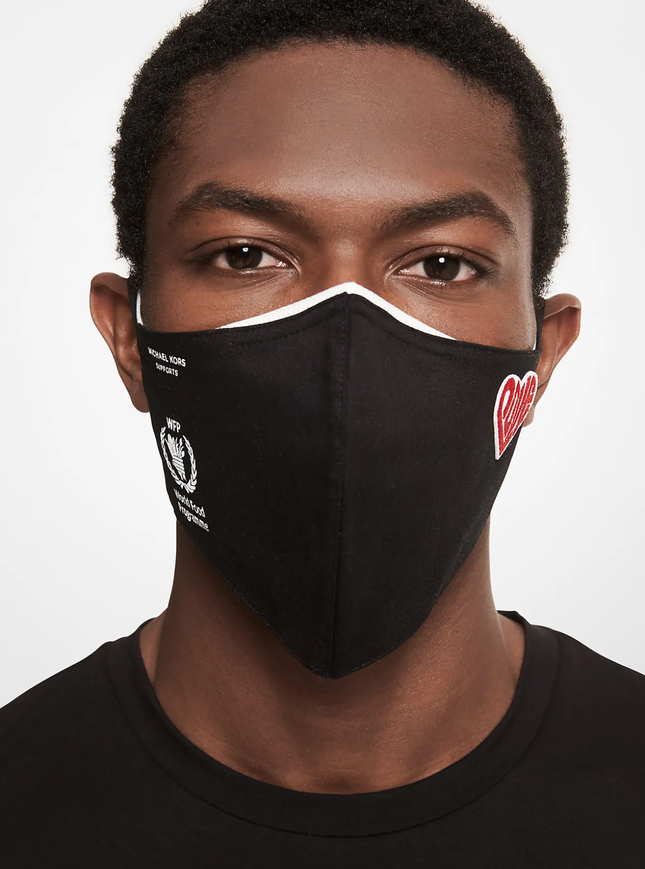 Watch Hunger Stop LOVE Organic Cotton Face Mask