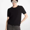 Wool Short-Sleeve Sweater
